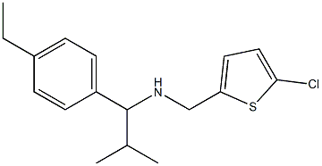 [(5-chlorothiophen-2-yl)methyl][1-(4-ethylphenyl)-2-methylpropyl]amine