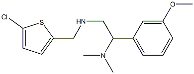 [(5-chlorothiophen-2-yl)methyl][2-(dimethylamino)-2-(3-methoxyphenyl)ethyl]amine