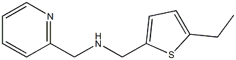 [(5-ethylthiophen-2-yl)methyl](pyridin-2-ylmethyl)amine Struktur