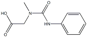 [(anilinocarbonyl)(methyl)amino]acetic acid Structure
