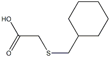 [(cyclohexylmethyl)thio]acetic acid 化学構造式