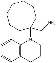 [1-(1,2,3,4-tetrahydroquinolin-1-yl)cyclooctyl]methanamine Structure