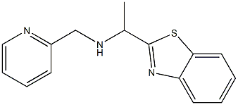  [1-(1,3-benzothiazol-2-yl)ethyl](pyridin-2-ylmethyl)amine