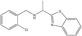 [1-(1,3-benzothiazol-2-yl)ethyl][(2-chlorophenyl)methyl]amine