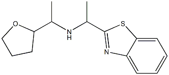 [1-(1,3-benzothiazol-2-yl)ethyl][1-(oxolan-2-yl)ethyl]amine Struktur