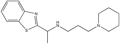 [1-(1,3-benzothiazol-2-yl)ethyl][3-(piperidin-1-yl)propyl]amine