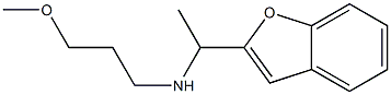 [1-(1-benzofuran-2-yl)ethyl](3-methoxypropyl)amine,,结构式