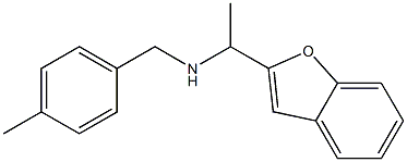  [1-(1-benzofuran-2-yl)ethyl][(4-methylphenyl)methyl]amine