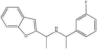 [1-(1-benzofuran-2-yl)ethyl][1-(3-fluorophenyl)ethyl]amine