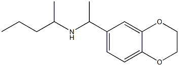 [1-(2,3-dihydro-1,4-benzodioxin-6-yl)ethyl](pentan-2-yl)amine Struktur