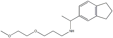 [1-(2,3-dihydro-1H-inden-5-yl)ethyl][3-(2-methoxyethoxy)propyl]amine