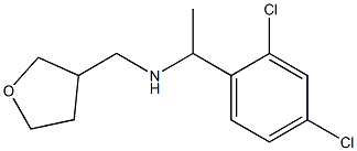 [1-(2,4-dichlorophenyl)ethyl](oxolan-3-ylmethyl)amine Structure
