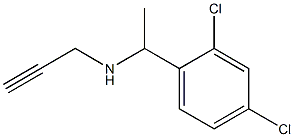 [1-(2,4-dichlorophenyl)ethyl](prop-2-yn-1-yl)amine 化学構造式