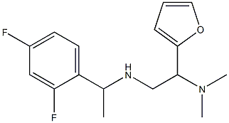 [1-(2,4-difluorophenyl)ethyl][2-(dimethylamino)-2-(furan-2-yl)ethyl]amine