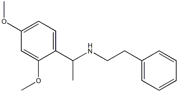 [1-(2,4-dimethoxyphenyl)ethyl](2-phenylethyl)amine,,结构式