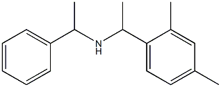 [1-(2,4-dimethylphenyl)ethyl](1-phenylethyl)amine Structure