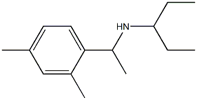 [1-(2,4-dimethylphenyl)ethyl](pentan-3-yl)amine Struktur