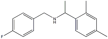 [1-(2,4-dimethylphenyl)ethyl][(4-fluorophenyl)methyl]amine