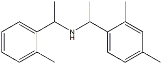 [1-(2,4-dimethylphenyl)ethyl][1-(2-methylphenyl)ethyl]amine 结构式