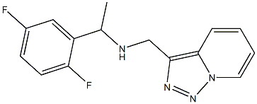 [1-(2,5-difluorophenyl)ethyl]({[1,2,4]triazolo[3,4-a]pyridin-3-ylmethyl})amine|