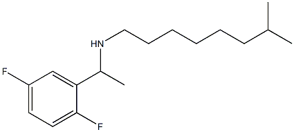 [1-(2,5-difluorophenyl)ethyl](7-methyloctyl)amine Structure