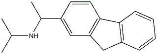 [1-(9H-fluoren-2-yl)ethyl](propan-2-yl)amine Structure
