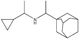 [1-(adamantan-1-yl)ethyl](1-cyclopropylethyl)amine Structure
