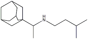 [1-(adamantan-1-yl)ethyl](3-methylbutyl)amine 化学構造式