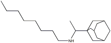 [1-(adamantan-1-yl)ethyl](octyl)amine Structure