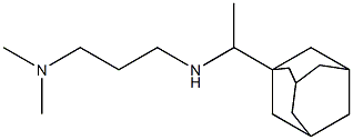 [1-(adamantan-1-yl)ethyl][3-(dimethylamino)propyl]amine Structure