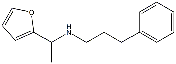 [1-(furan-2-yl)ethyl](3-phenylpropyl)amine,,结构式