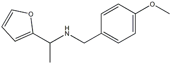 [1-(furan-2-yl)ethyl][(4-methoxyphenyl)methyl]amine Structure