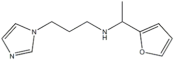 [1-(furan-2-yl)ethyl][3-(1H-imidazol-1-yl)propyl]amine|