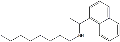 [1-(naphthalen-1-yl)ethyl](octyl)amine Structure