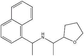 [1-(naphthalen-1-yl)ethyl][1-(oxolan-2-yl)ethyl]amine Struktur