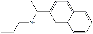 [1-(naphthalen-2-yl)ethyl](propyl)amine Struktur