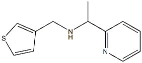 [1-(pyridin-2-yl)ethyl](thiophen-3-ylmethyl)amine|