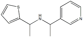[1-(pyridin-3-yl)ethyl][1-(thiophen-2-yl)ethyl]amine|