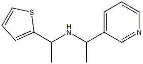 [1-(pyridin-3-yl)ethyl][1-(thiophen-2-yl)ethyl]amine 化学構造式