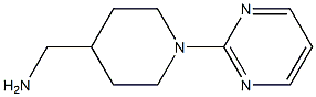 [1-(pyrimidin-2-yl)piperidin-4-yl]methanamine Struktur