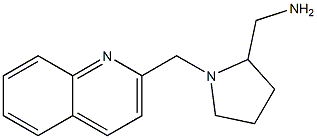 [1-(quinolin-2-ylmethyl)pyrrolidin-2-yl]methanamine,,结构式