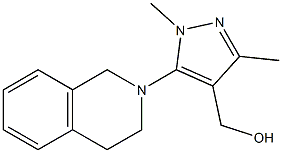 [1,3-dimethyl-5-(1,2,3,4-tetrahydroisoquinolin-2-yl)-1H-pyrazol-4-yl]methanol