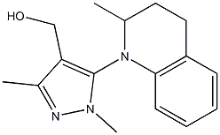 [1,3-dimethyl-5-(2-methyl-1,2,3,4-tetrahydroquinolin-1-yl)-1H-pyrazol-4-yl]methanol