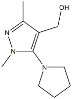 [1,3-dimethyl-5-(pyrrolidin-1-yl)-1H-pyrazol-4-yl]methanol