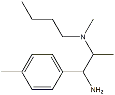 [1-amino-1-(4-methylphenyl)propan-2-yl](butyl)methylamine Struktur