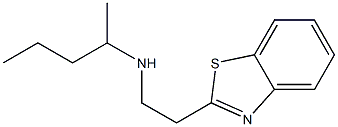 [2-(1,3-benzothiazol-2-yl)ethyl](pentan-2-yl)amine 化学構造式