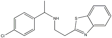  [2-(1,3-benzothiazol-2-yl)ethyl][1-(4-chlorophenyl)ethyl]amine