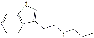 [2-(1H-indol-3-yl)ethyl](propyl)amine Struktur