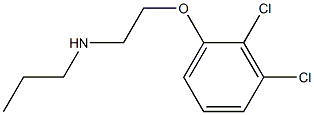 [2-(2,3-dichlorophenoxy)ethyl](propyl)amine,,结构式