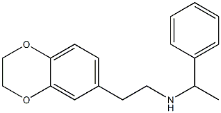  [2-(2,3-dihydro-1,4-benzodioxin-6-yl)ethyl](1-phenylethyl)amine